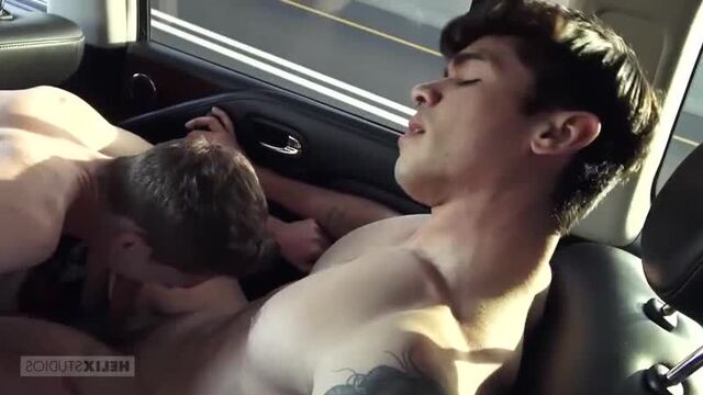 gay porn with Award Winner passionately fucked a boy right in the car