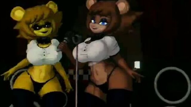 Freddy bear has sex. hentai fnaf