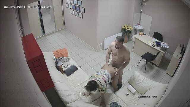 SEX: We slept in the office on camera