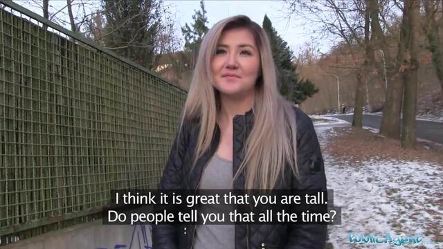 Public Agent Cute Russian loves sex for money