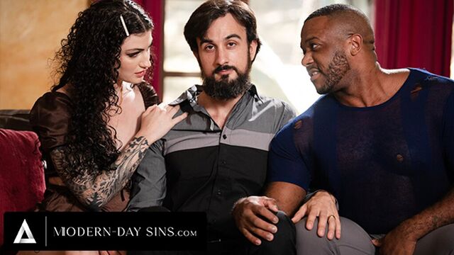 Modern Sins - Interracial Swingers Convince Married Girlfriend to Cheat in Bisexual Threesome!