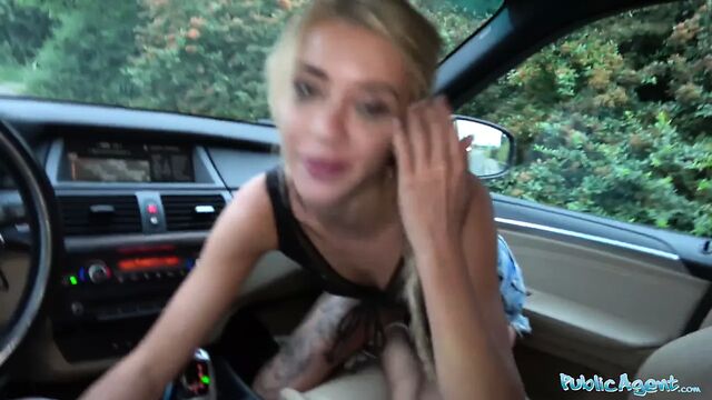 Public Agent Katrin Tequila is so sexy she fucks her twice in
