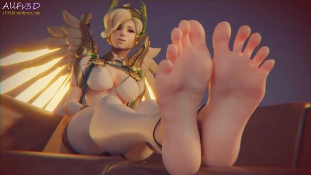 Overwatch 3D Hentai Animation | Overwatch Hentai & Porn 3D Goddess of Mercy Foot Fetish (allfs3d)