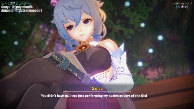 Inter fucks Gan Yu. hentai genshin impact