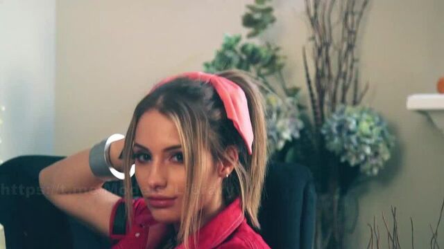 Aerith romantic naked cosplay slim body strong buns inviting lips beautiful big tits shaved Liz Katz