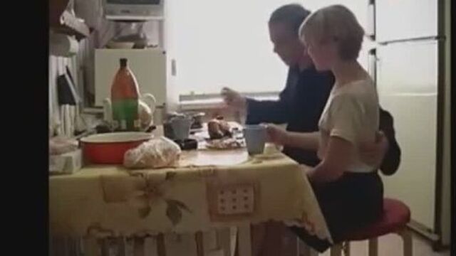 Stepfather pesters in the kitchen while mother is not [HD 1080 porno , #Sex video #Mature porn #Young ]