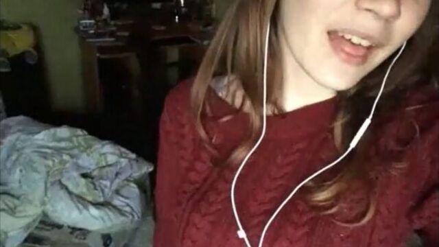 Merged | The student undresses on camera, the beauty showed her pussy, the teenager is naked, tits, breasts, ass, ass, hot +18