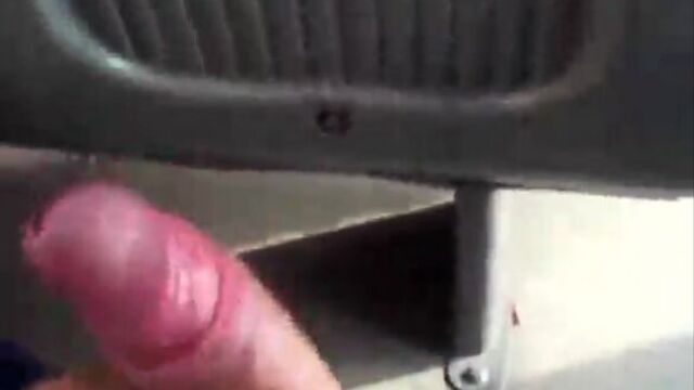 Jerking off on the bus, an unknown passenger helped
