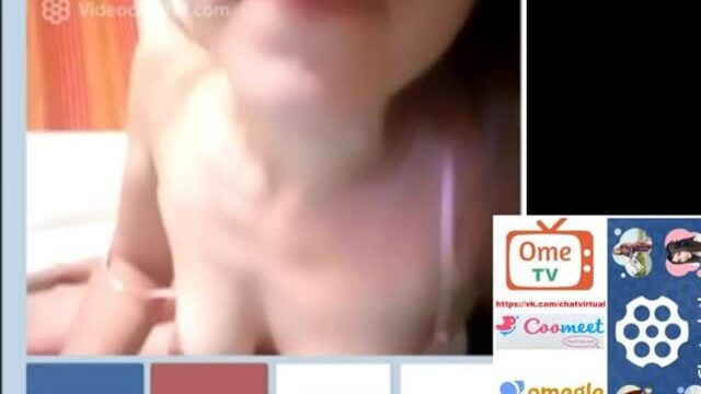 Blonde with a juicy body in video chat ome.tv, omegle, videochatru, ometv, chatroulette, virtual, girl, sex