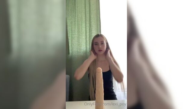Russian anal fairy LexiPoy / Lexi_Poy (solo webcam porn whore slut masturbation female orgasm dildo vibrator anal sex)