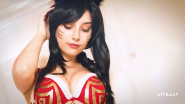 Erotic cosplay League of Legends Character Ahri
