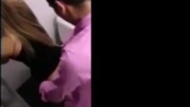 Fucks a classmate in the toilet, teenagers have sex, students, tits, breasts, blowjob, ass, ass, hot +18