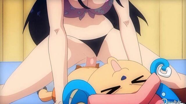 Robin and Chopper hentai one piece rus sub