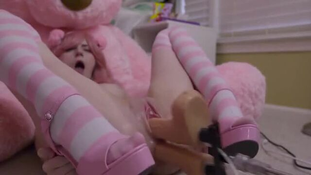 Porn. Sex machine. 2 holes
