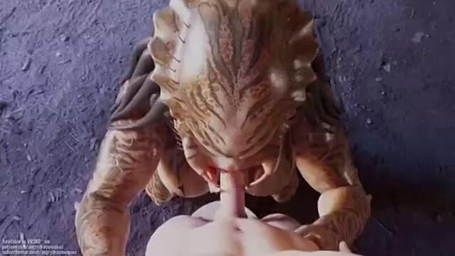 Sex with different alien girls