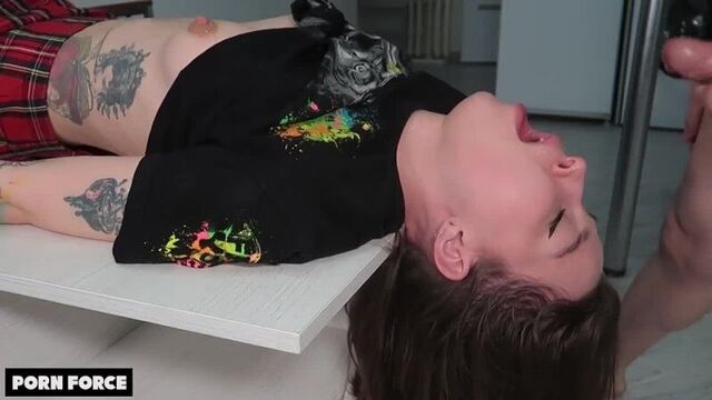 Rough fuck for a young girl