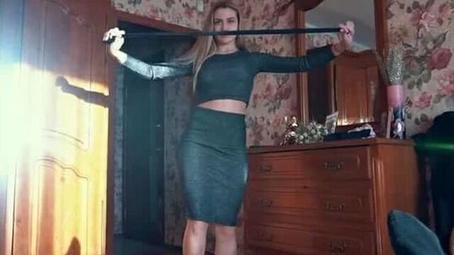 Flashed her new clothes in front of her husband and got unscheduled sex