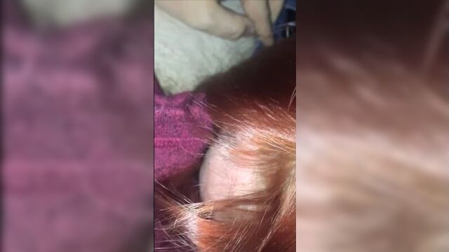 slut sucked in the car on a date