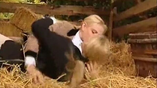 Lesbians in the stables