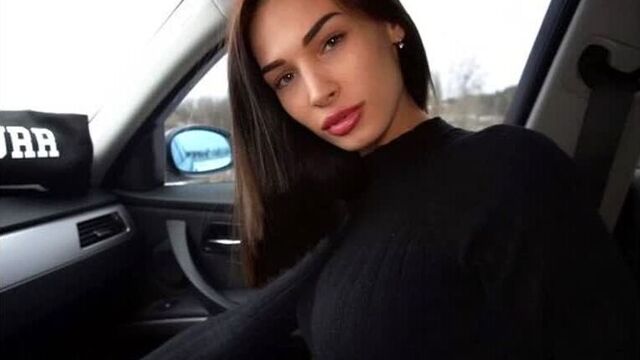 A girl from the Moscow region pays for hitchhiking with a blowjob [cum in mouth porn sucking dick sucking dick gave blowjob swallow sperm