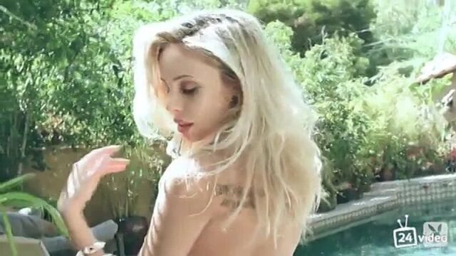 girl slowly undresses on camera
