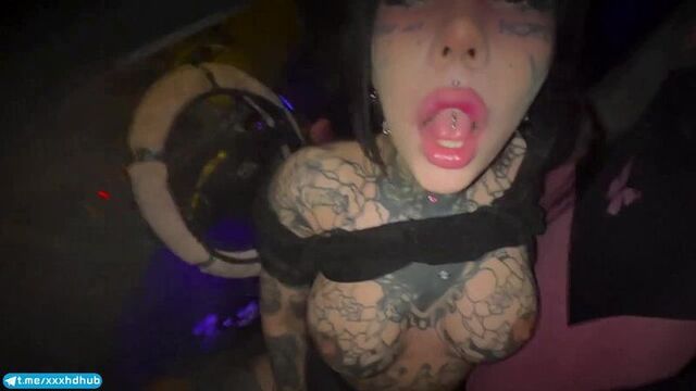 Picked up a tattooed whore from St. Petersburg on the street