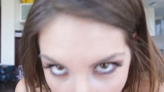 A boy fucks a young wife in the mouth on a Sunday afternoon