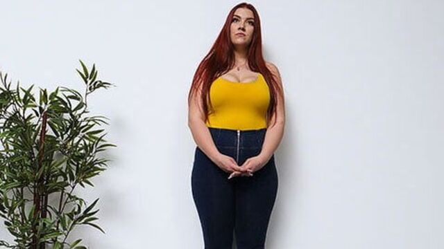 PAWG gets creampied during calendar audition