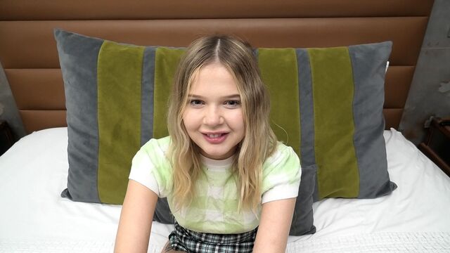 This blonde teen cocksucker stars in this porn casting