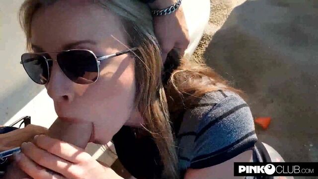 Tina Chanel accidentally meets her friend and fucks him