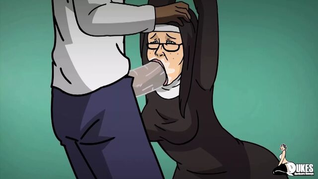 Rough nun and soft mannered MILF stretched out by BBC
