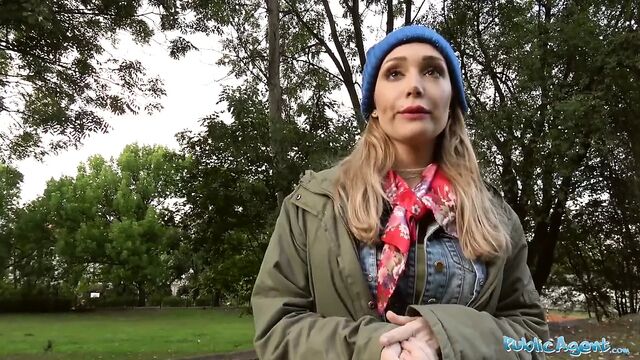 Public Agent Lost Dog Leads to Hot Outdoor Sex