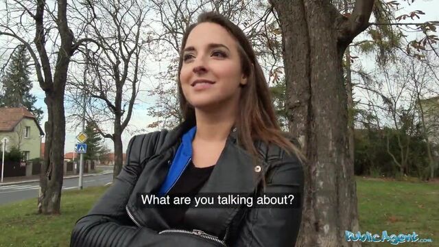 Public agent Amirah Adara fucks stranger while her boyfriend waits