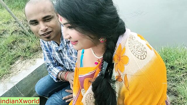 Indian beautiful hot bhabhi having hardcore sex!! New bhabhi's 1st sex