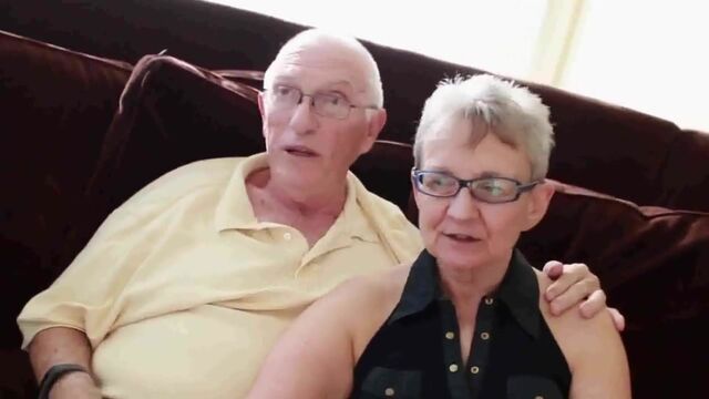 Grandparents and boy