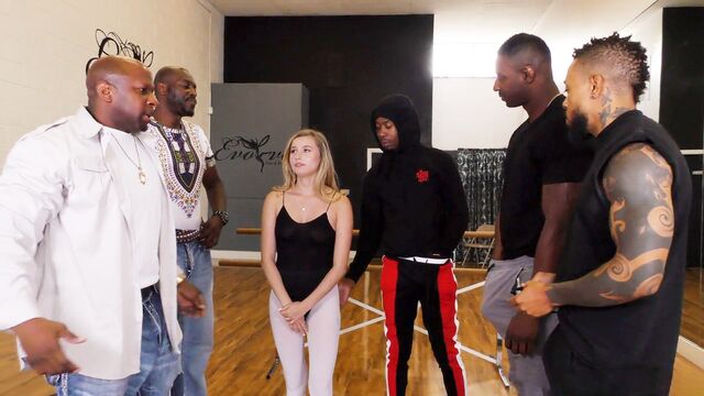 Carolina Sweets stays gangbanged by BBC in her yoga studio