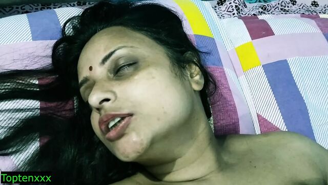 Indian Hot Bhabhi Has Midnight Sex With Son in Law! real sex