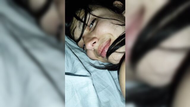 Cum in my best teen's tight pussy at night