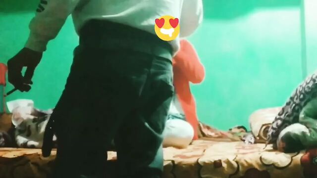 Desi Indian local couple romantic and rough sex at her friend's house