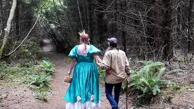 Fake Lumberjack takes his massive titted princess home for wet sex and deep anal reaming