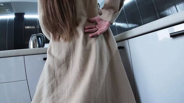Up my stepsister's skirt. fucks juicy ass