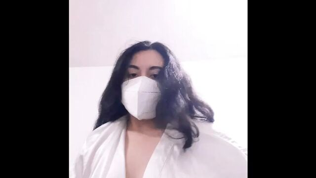 8.21 A mature woman masturbates on video and experiences several orgasms.