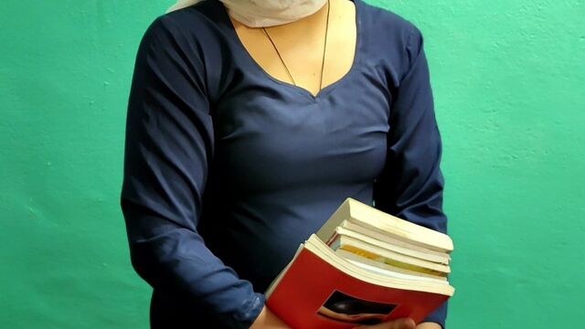 Teacher with her student - fucking pussy at home