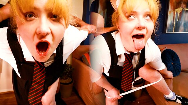 Shameless schoolgirl pussy + destroyed ass - Shannon Heels