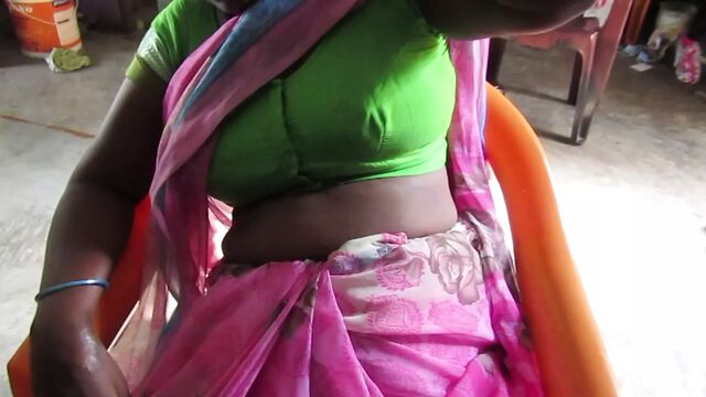 Village Aunty Oil Pussy Massage and Fingers Pussy After Fucking