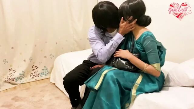 Indian young boy has sex with hot teacher, full fuck