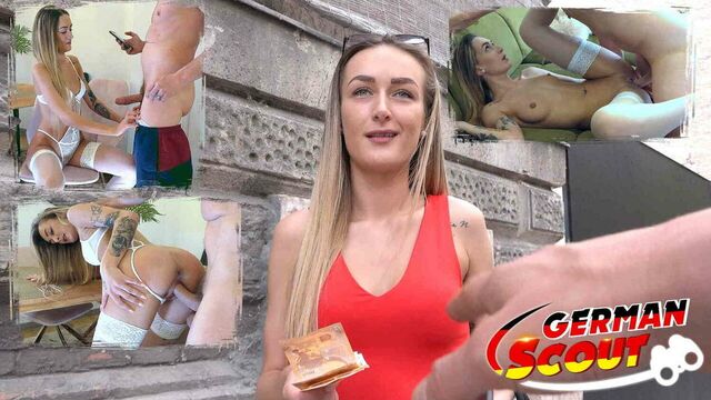 German Scout - Skinny fit teen Elena Lux picked up and fucked rough