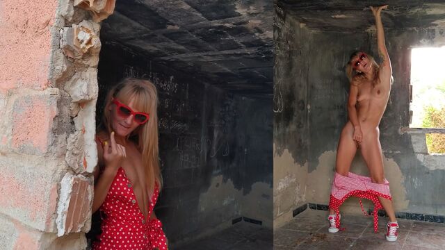 Real POV fuck with a Milf in an abandoned place