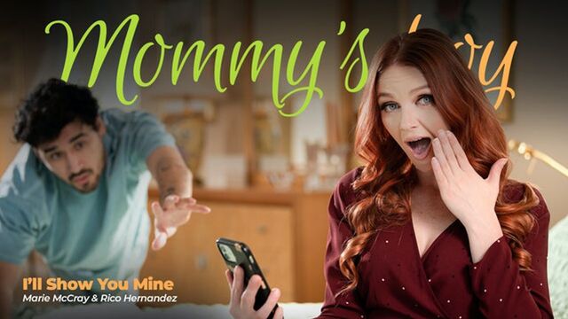 Mommy's Boy - OMG I accidentally sent a dick pic to my super hot redhead stepmom!