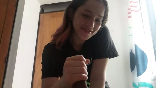 My girlfriend discovers me masturbating and threatens to tell my aunt